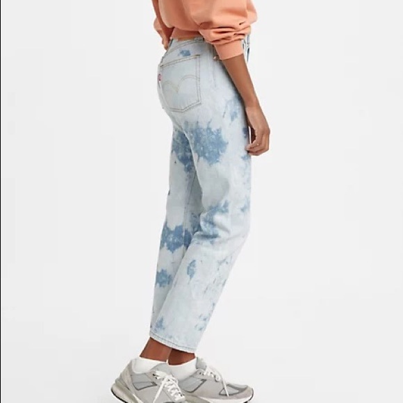 LEVI’S 501 Original Cropped in Scribble Wash (size 27x26) - Picture 3 of 7